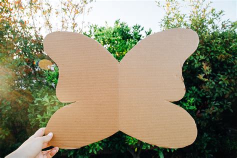 diy butterfly wings cardboard|diy cardboard articulating wings.